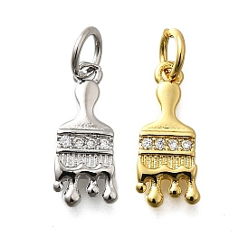 Латунные микро проложить кубического циркония прелести, чистить, стойки покрытие, без кадмия и без свинца, долговечный, с целью перехода в кольце