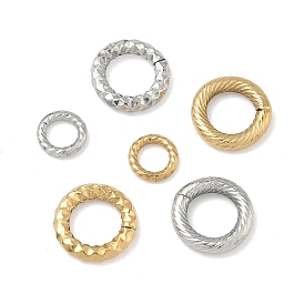 304 нержавеющей стали связывающий кольца, текстурированное круглое кольцо, ионное покрытие (ip)