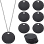 20Pcs Aluminum Blank Metal Tag, Flat Round