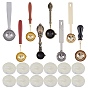 DIY Stamp Making Kits, Including Metal Wax Sticks Melting Spoon and Candle