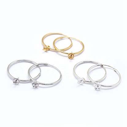 925 серьги-кольца из стерлингового серебра