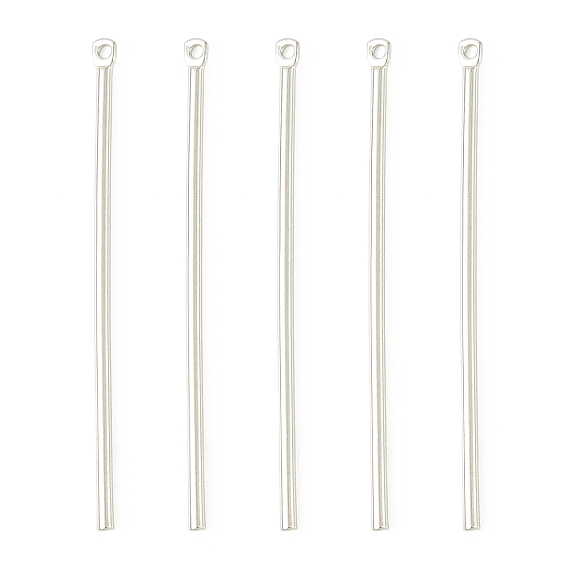 SHEGRACE Brass Pendants, Bar, Cadmium Free & Nickel Free & Lead Free, Long-Lasting Plated