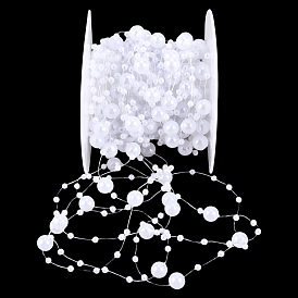 1круглые шариковые цепочки из смолы, несварные