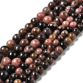 Natural Rhodonite Round Beads Strands