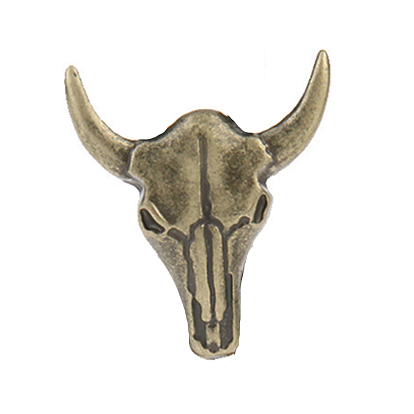 Fermoir coulissant pour cravate bolo en alliage, accessoires, avec bouton en fer, pour la fabrication de cravates bolo diy, sans nickel, tauren