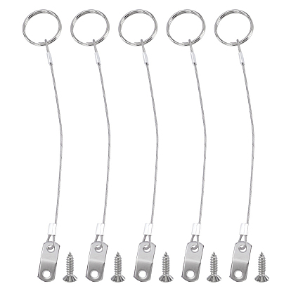 316 нержавеющая сталь и 304 нержавеющая сталь с пластиковой оболочкой, тросовый замок для садовой мебели, велосипед и мотоцикл