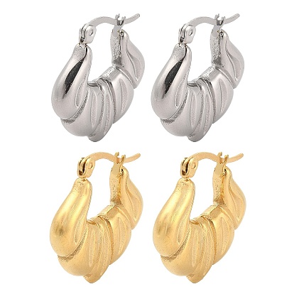 Серьги из 304 нержавеющей стали, слеза