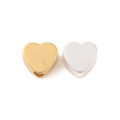 Латунные бусины, без свинца и без кадмия, сердце