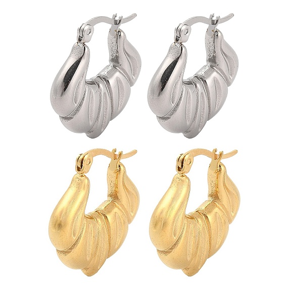 Серьги из 304 нержавеющей стали, слеза