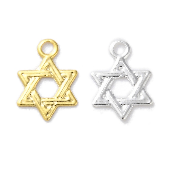 Латунь прелести, без кадмия и без свинца, подвески в форме звезды