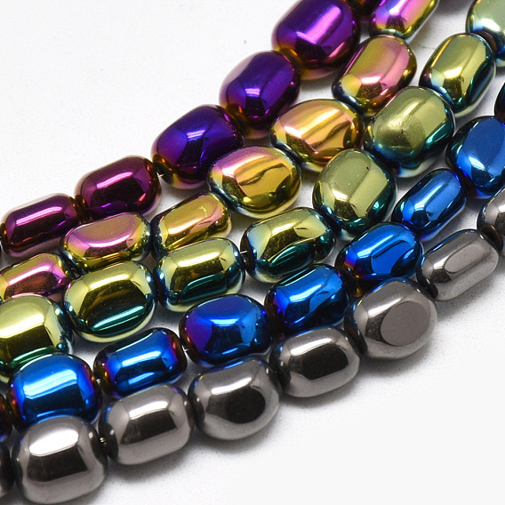Electroplate Non-magnetic Synthetic Hematite Beads Strands, Chips