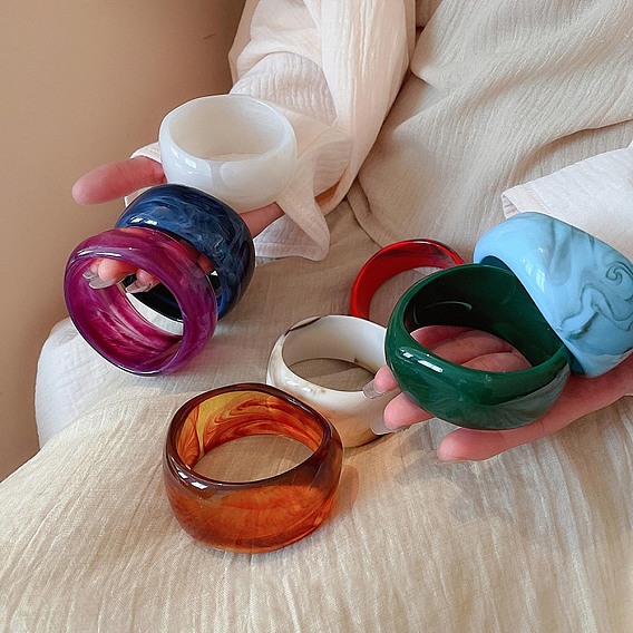 Акриловые браслеты, широкие браслеты для женщин