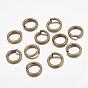 Alloy Open Jump Rings, Round