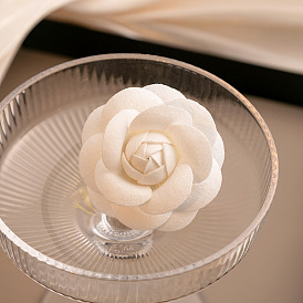 Romantic Camellia Flower Ring with Exquisite Design and High-end Aesthetic