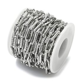 304 цепи из текстурированной нержавеющей стали с овальными звеньями, несварные, с катушкой