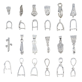 48шт 12 стиль латунные подвесные скобы, щипцы для льда и защелки на поручнях