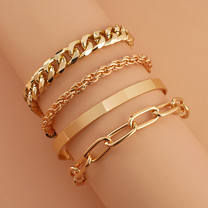 Bold Chunky Gold Chain Bracelet for Men and Women