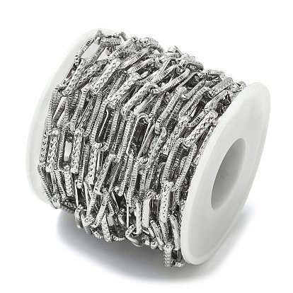 304 цепи из текстурированной нержавеющей стали с овальными звеньями, несварные, с катушкой