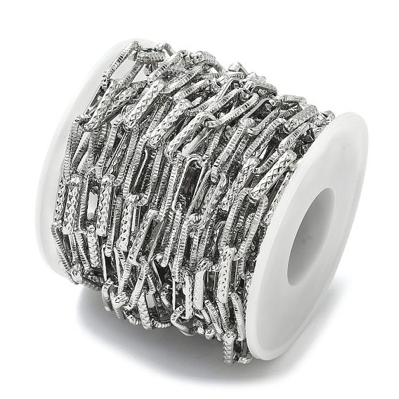 304 цепи из текстурированной нержавеющей стали с овальными звеньями, несварные, с катушкой