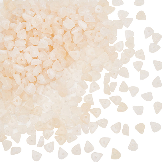 400шт акриловые бусины, имитация драгоценных камней, чип