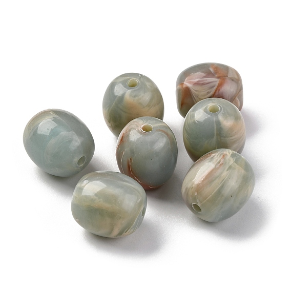 Акриловые бусины, имитация бусины шоушан, овальные