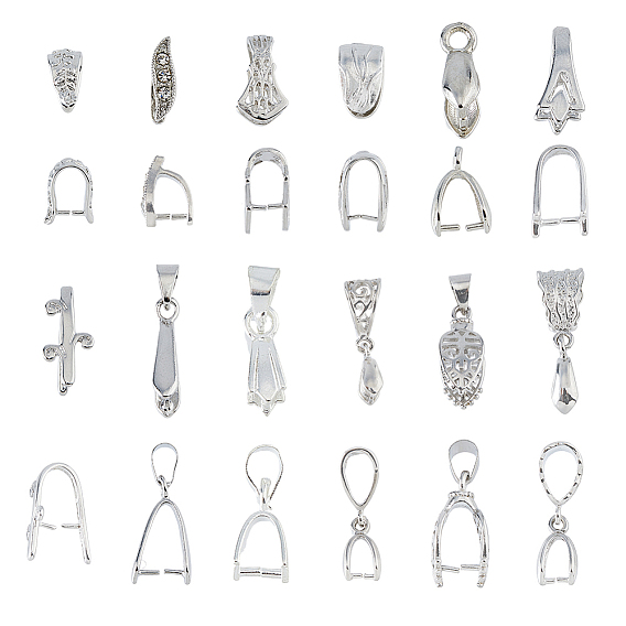 48шт 12 стиль латунные подвесные скобы, щипцы для льда и защелки на поручнях