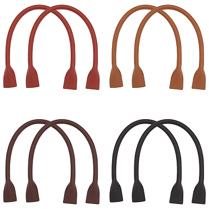 8 шт 4 цвета искусственная кожа pu пришитые ручки для сумок, лямки для сумок, для изготовления кошелька