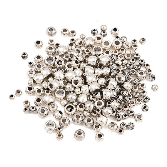 Тибетском стиле сплав Шарики прокладки, круглые