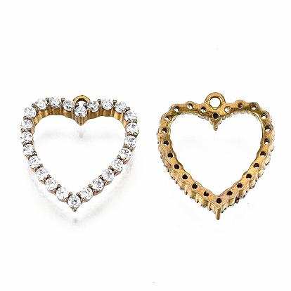 Micro cuivres ouvrent charmes de zircons, sans nickel, cœur, clair