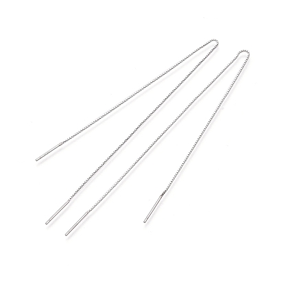 Родиевое покрытие 925 фурнитура для сережек-пусетов из стерлингового серебра, ушные резьбы