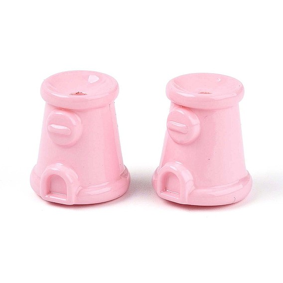 Распыление непрозрачных акриловых бусин, дом