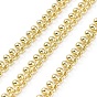 Rack Plating Brass Cable Chains, Long-Lasting Plated, Soldered, with Spool, Lead Free & Cadmium Free, Round