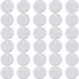 Алюминиевые пустые подвески, плоско-круглые