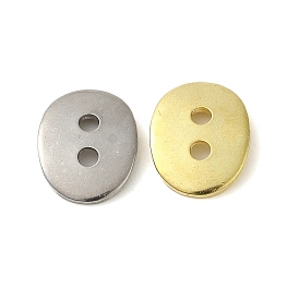 304 Stainless Steel Connector Charms, Oval