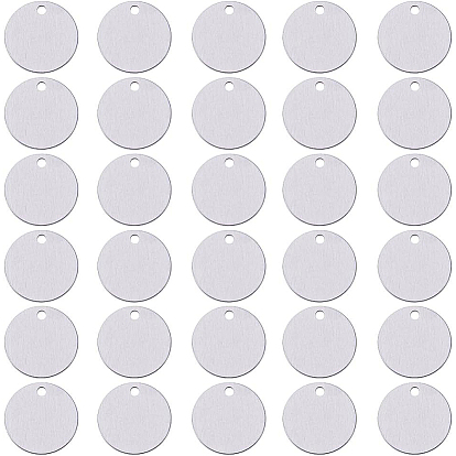 Алюминиевые пустые подвески, плоско-круглые