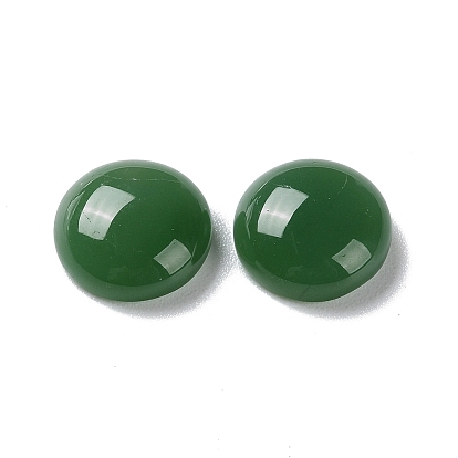 Glass Cabochons, Flat Round