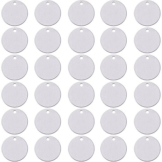 Алюминиевые пустые подвески, плоско-круглые