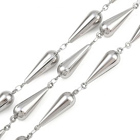 304 Цепи из нержавеющей стали с каплевидными звеньями, несварные, с катушкой
