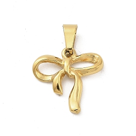 304 подвески из нержавеющей стали, ионное покрытие (ip), очарование бантом