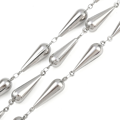 304 Цепи из нержавеющей стали с каплевидными звеньями, несварные, с катушкой