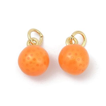 Латунь эмаль прелести, оранжевые, долговечный, без свинца и без кадмия, стойки покрытие, с целью перехода в кольце