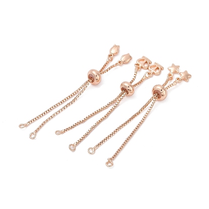 Изготовление латунных браслетов-слайдеров, стойки покрытие, долговечный, розовое золото 