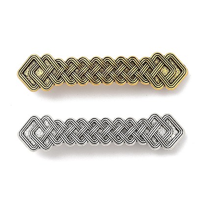 Заколки для волос из сплава в стиле ретро, аксессуары для волос для женщин и девочек, стрелки с плетенным узором