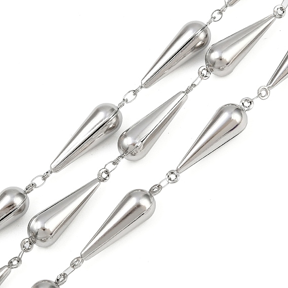 304 Цепи из нержавеющей стали с каплевидными звеньями, несварные, с катушкой