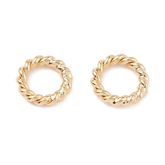 Латунные паяные закрытые соединительные кольца, твист кольцо