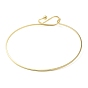 Zinc Alloy Wire Choker Necklace, Rigid Necklace for Women