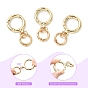 Alloy Swivel Clasps, with Zinc Alloy Spring Gate Ring, Ring