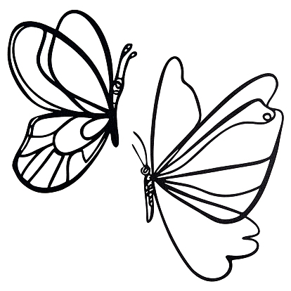 2шт. железные настенные украшения в виде бабочек, настенные украшения для гостиной