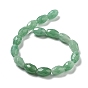 Natural Green Aventurine Beads Strands, Faceted Rice