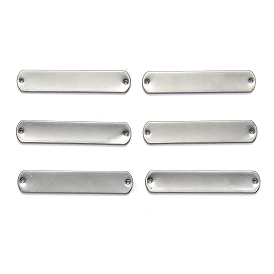Liens en laiton, coin rond, rectangle
